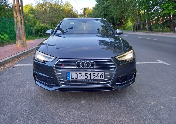 Audi S4 cena 132000 przebieg: 136000, rok produkcji 2018 z Ząbki małe 529